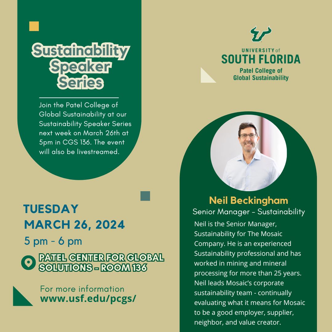 Patel College of Global Sustainability tweet media