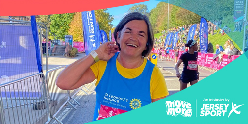 JerseySport's tweet photo. π§βπ€βπ§Meet Caroline who's running the @LondonMarathon on 21 April in memory of her sister Ruth - just one year after joining our #MoveMoreJersey RunTogether Couch to 5K! ππBe inspired and read Caroline's story π: https://t.co/tdcgsBwh47
#JerseySport #MoveMoreMarch #JerseyCI https://t.co/XUmjZIpyAs