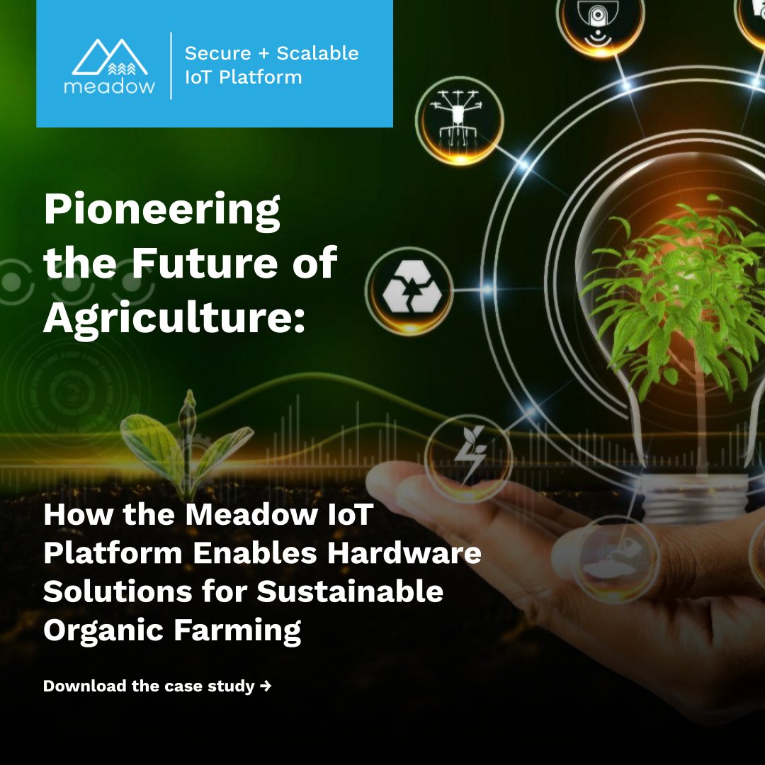 Thanks to #MeadowIoT, we're pioneering hardware solutions for sustainable farming in the #IoT #Ag space. Our collab with Julian Farms showcases tech's power—doubling egg production &amp; slashing costs. Ready to start your project? Check out our case study: hubs.li/Q02p_DpC0