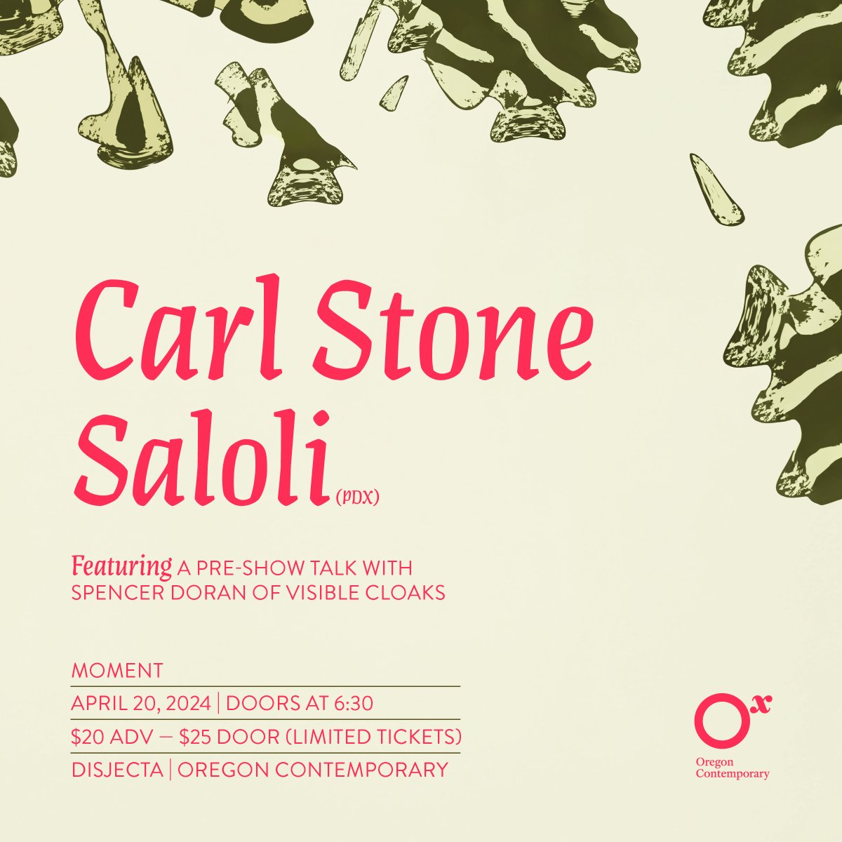 speaking with @carlstone next month at Oregon Contemporary before his live set for the new PDX series Moment - tickets here: eventbrite.com/e/carl-stone-s…