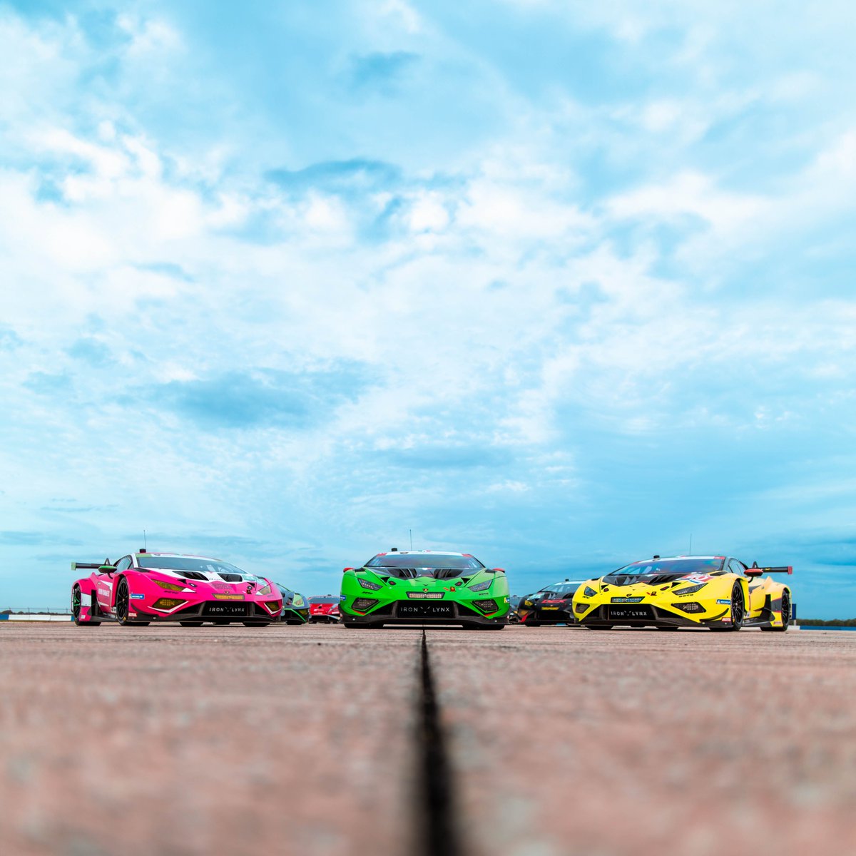 Which one are you picking? 🩷🟢🟨

#Sebring12 #IMSA #IronLynx
