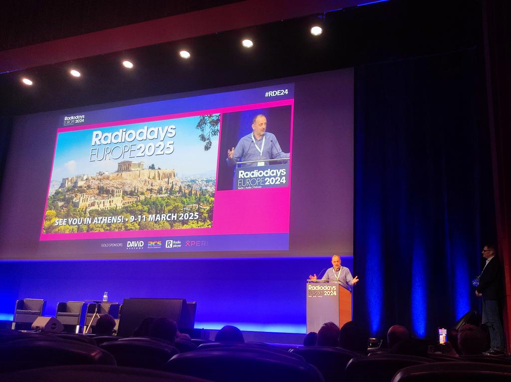 That's fantastic news! #Athens, Greece, chosen to host @RadiodaysEurope 2025! It's going to be an incredible gathering of #radio professionals in a vibrant city. #RadioDaysEurope #RDE25 📻🎙️