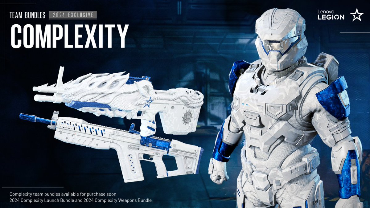 ComplexityHalo's tweet photo. 🔥 GO GO!
Our latest weapon bundle is now LIVE in the @Halo shop! https://t.co/5VKpbs0fCt