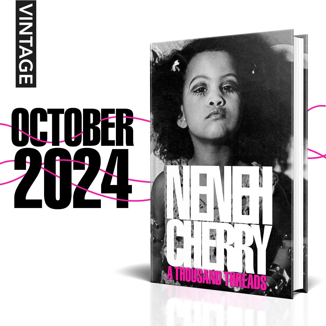 The legendary Neneh Cherry (@misscherrylala) has announced ‘A Thousand Threads’ - a memoir celebrating “female empowerment and shines a light on the global music scene” due for release in October 🍒 Pre-order your copy now: bit.ly/athousandthrea…
