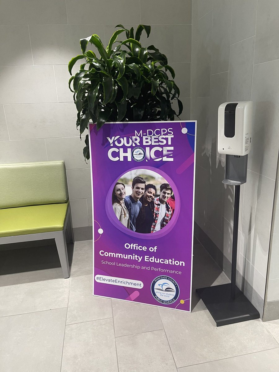 MDCPSOperations's tweet photo. It’s been a busy week in School Leadership and Performance from trainings on our #MDCPSYourBestChoice kiosk on customer service engagement strategies and our hearing from our Assistant Principals of Community Education in a round table discussion of best practices! https://t.co/wkNF3oLzMH