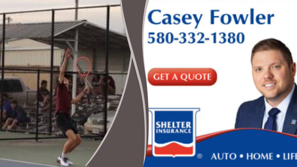 Ada’s Jackson Swopes – Tennis Spotlight – Presented by Shelter Insurance - Casey Fowler Insurance Agency

adaathletics.org/2024/03/19/ada… #okpreps