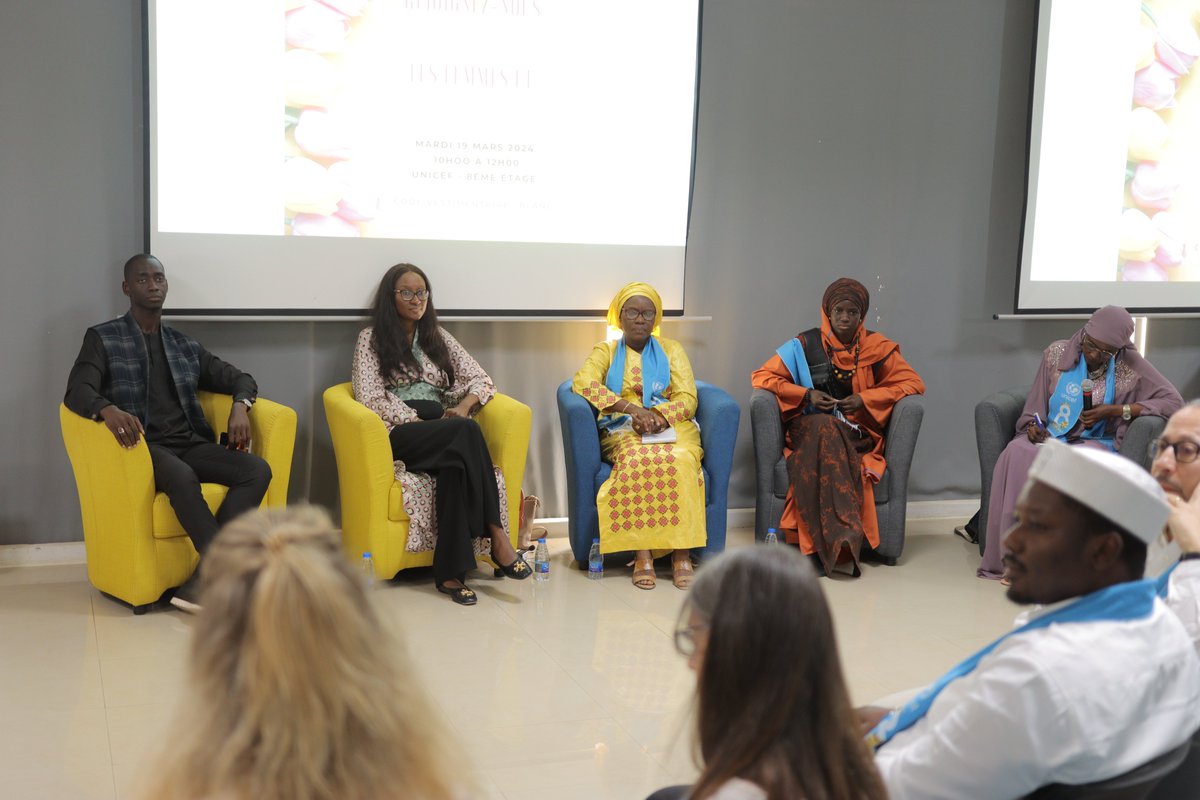 GillesFagninou's tweet photo. Pleased to have welcomed and listened to inspiring women and girls during our #IWD2024 celebration at the UNICEF regional office for West &amp; Central Africa.

Thank you for your continued commitment to advocating for more sustainable investments in women and girls. https://t.co/eE6Rg2YTPz