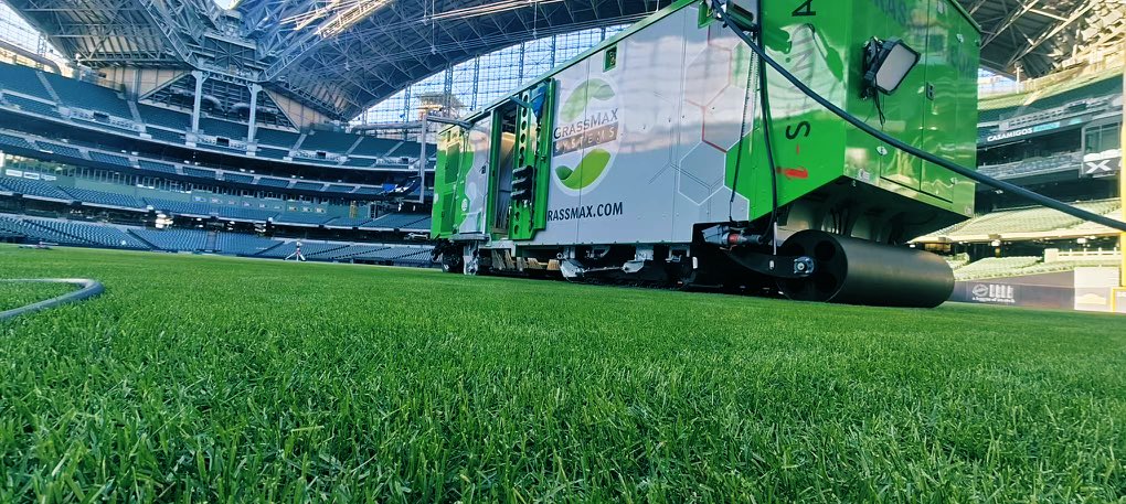 Upgrading playing surface ✅ Excited to add another tool to the toolbox for this upcoming season full of Brewers wins, epic concerts, and many other client events. Thanks to the front office for helping bring this project to reality!