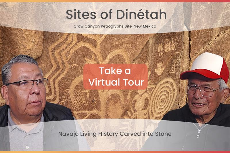 With @CyArk & BLM, dive into a virtual tour of the Navajo homeland in #NewMexico Connect with traditions & history from your home through 3D models, narrated in English & Navajo💻 This project is the 1st of its kind in NM Take the journey with us 👇👇👇 tapestry.cyark.org/content/dinetah