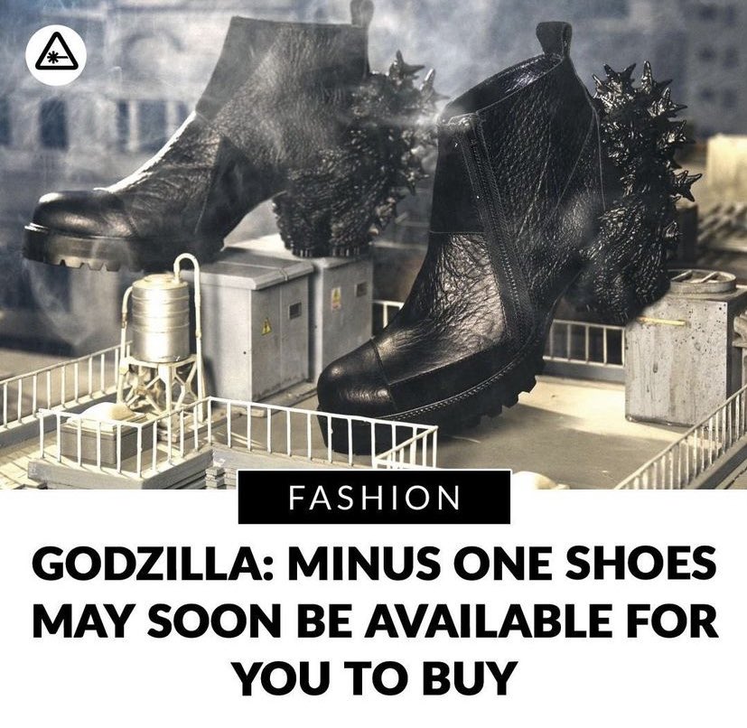 The must have boots for @FrightFest in august @thepigeonshrine #Godzilla