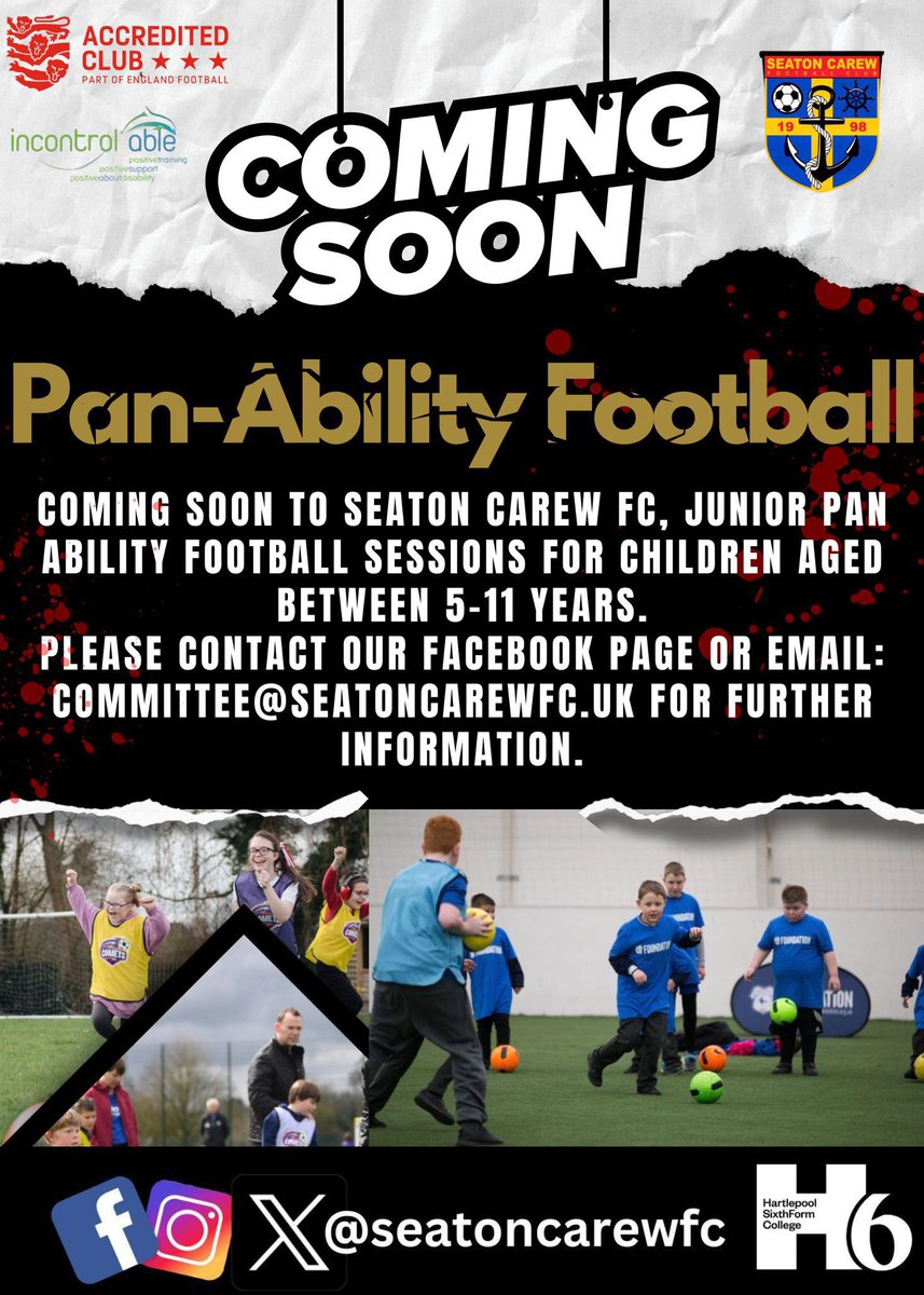 More exciting news, contact our Facebook page or committee@seatoncarewfc.uk