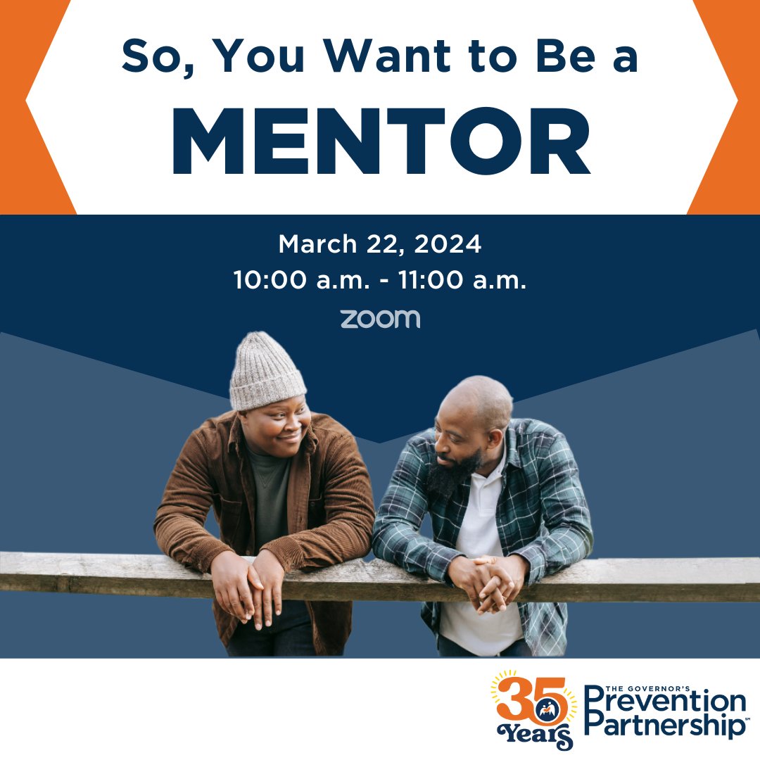 Interested in mentoring youth? Join our free online intro session on Mar. 22, 10-11am to learn how you can make a difference in a young person's life. Our experienced team will share insights and answer your questions. Register at bit.ly/want_to_mentor…