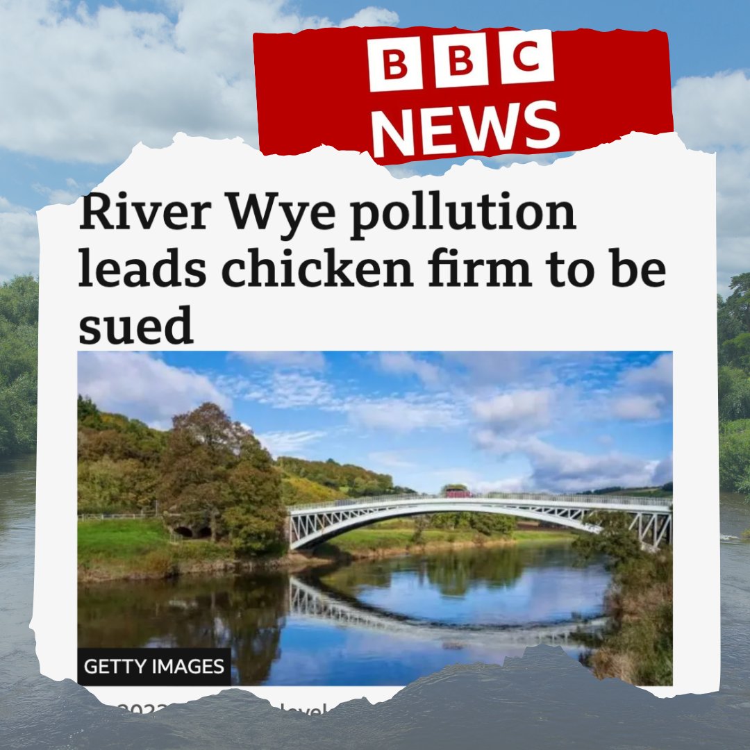 🚨Breaking news today that Avara Foods are set to face legal action for the part they’ve played in the demise of the River Wye. bbc.co.uk/news/articles/…