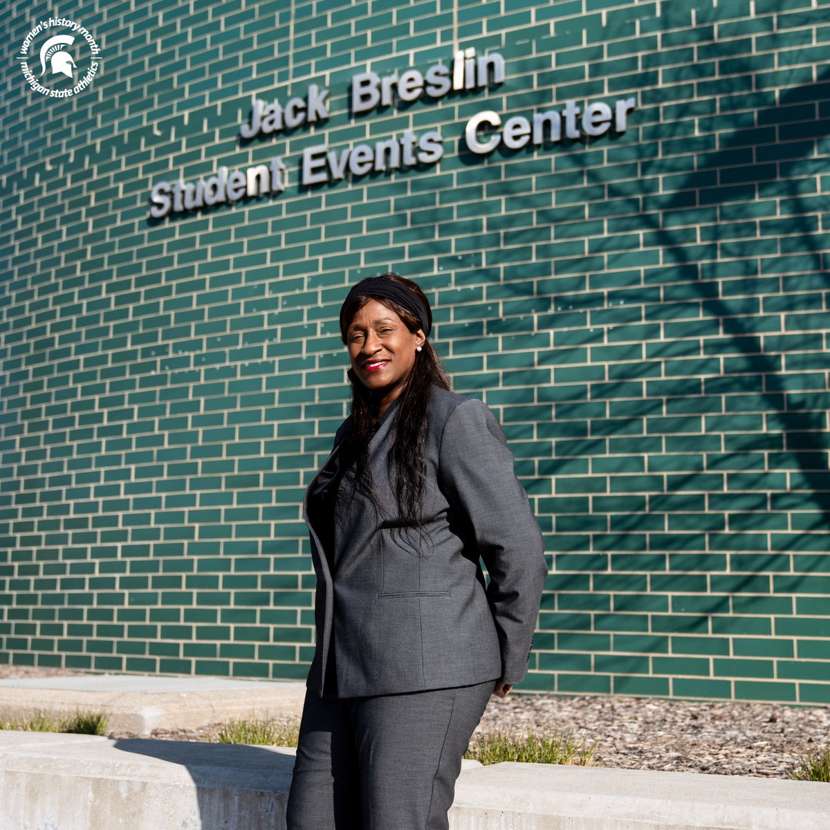 MSU_Athletics's tweet photo. "I believe it is important to recognize the importance of women’s voices in every facet of life. Women have been and are cornerstones of existence. We have been/are farmers, caregivers, and the original inventors out of pure necessity. 

The unending work and toil of many notable, as well as, anonymous women has ensured global stabilization and prosperity. Women’s voices must always be heard, acknowledged, and utilized."

- LouAnne Jefferson, Athletic Trainer