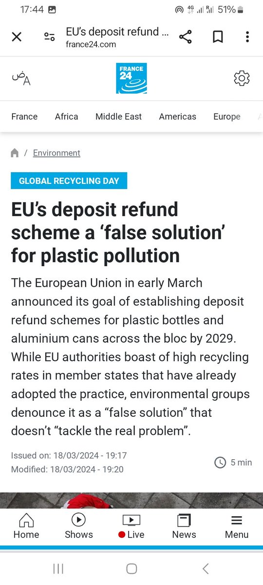 My point since the advent of Ireland's pointless deposit refund scheme. Ban single use plastics, alternatives exist.