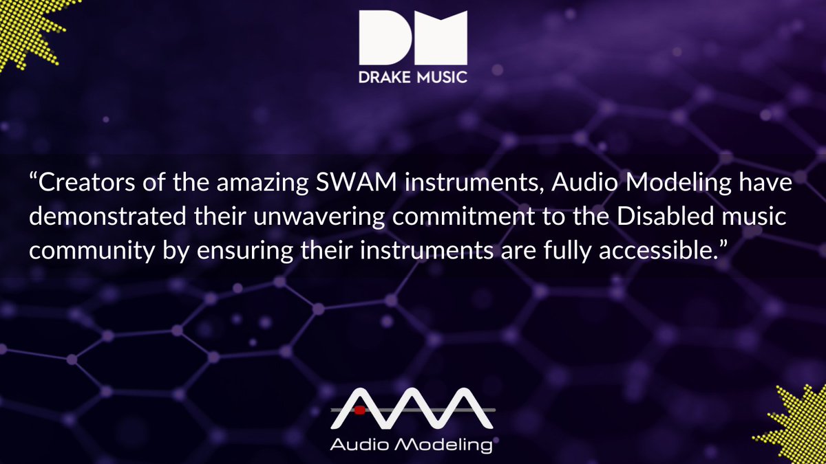Drake Music (@drake_music) on Twitter photo Introducing <a href="/Ableton/">Ableton</a> & <a href="/AudioModeling/">Audio Modeling</a>, 2 of 5 global music tech firms who we're delighted to be hosting on Thursday night at <a href="/SODAmcr/">School of Digital Arts</a> ✨
FREE tickets:
rb.gy/jklmsw Introducing <a href="/Ableton/">Ableton</a> & <a href="/AudioModeling/">Audio Modeling</a>, 2 of 5 global music tech firms who we're delighted to be hosting on Thursday night at <a href="/SODAmcr/">School of Digital Arts</a> ✨
FREE tickets:
rb.gy/jklmsw