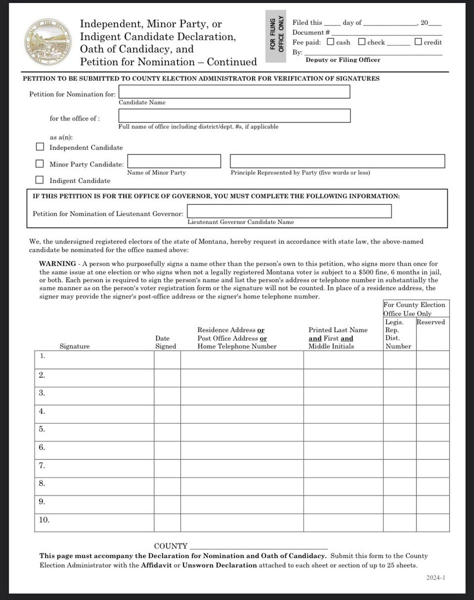 problembear's tweet photo. 18 Republican Legislators and one PSC Commissioner is running unopposed. Here are some
Screenshots of forms needed for filing Independent in Montana so that every decent Montana voter can have a decent choice on November 5.
#RunFoRMtleg
#RunForMTpsc https://t.co/94fGevomUr