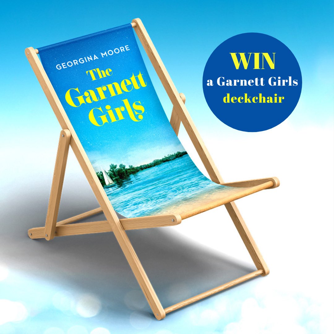 Sunny days are coming ☀️ & so is #TheGarnettGirls in paperback on 11th April. To celebrate I have a gorgeous deckchair TO WIN. Put it in your garden, lie back with a 🍹 & a good book. For a chance to win follow me & RT. Winner picked at random on 10th April UK only #BookTwitter