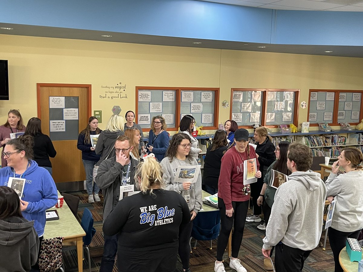 Inner Circle Outer Circle strategy put into action! <a href="/Hamilton_LN/">Linden Elementary</a> 🐆💙🐾