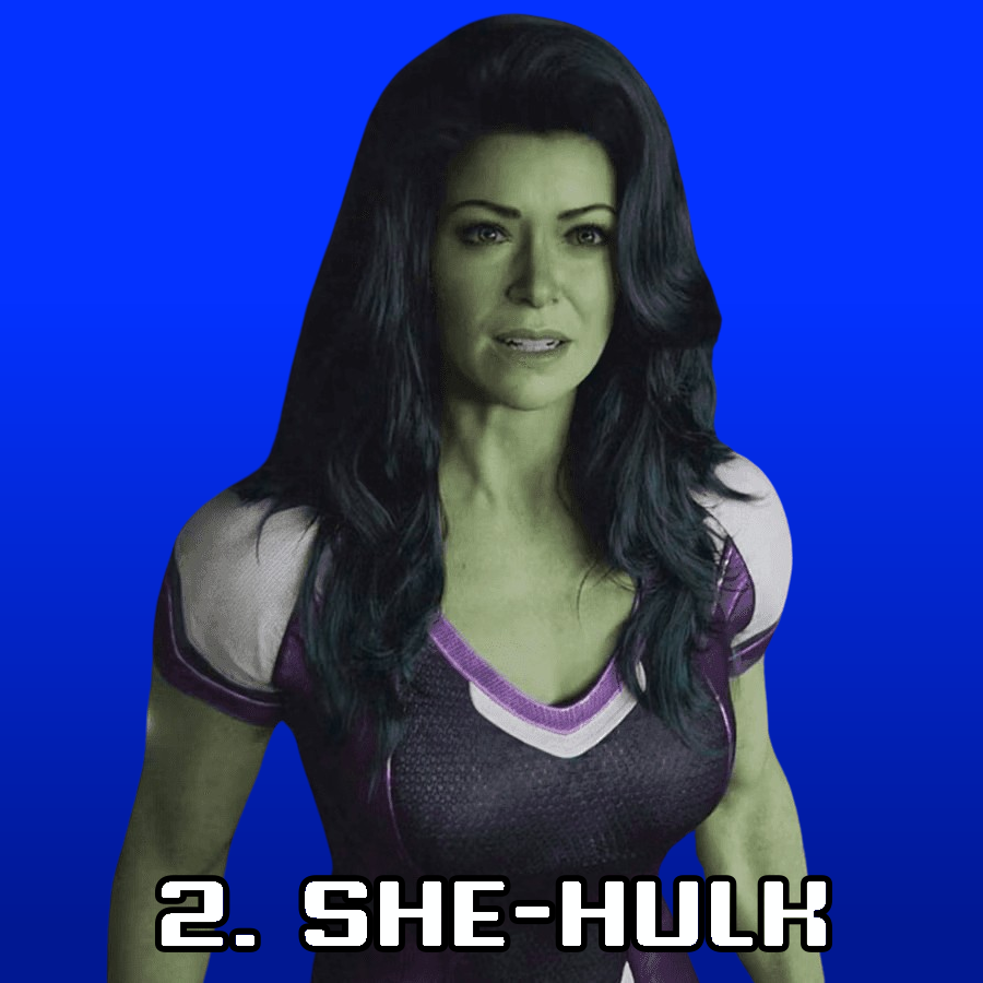 MCUniversityPod's tweet photo. And now the second of the day's matchups...

#2 SHE-HULK takes on #3 KANG!

Vote below! ⬇️ https://t.co/v2oKI8C39D