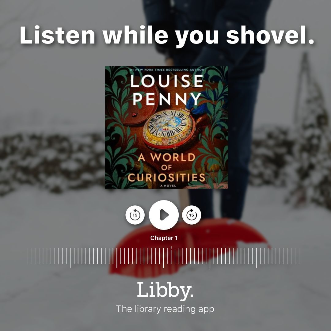 ❄️❄️ All branches will be closing early today (Tuesday, March 19th) at 3pm due to the poor weather conditions.  Download the Libby app on your device to enjoy audiobooks and eBooks anytime.  #libraryupdate #seguinpubliclibrariesON #seguinON