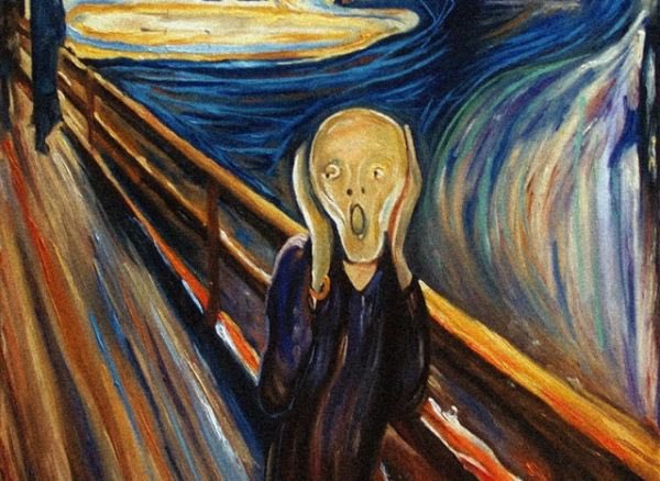 ValeBenny24's tweet photo. Quando realizzi che per prendere la laurea devi studiare e passare gli esami, L’urlo, Munch, 1893
#narrArte #sblab24 #scritturebrevi https://t.co/7HwdvmfKUA