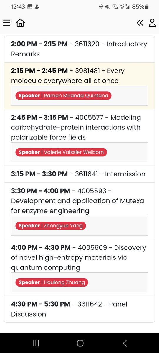 Join us today at #ACSSpring2024 to celebrate the Openeye Junior Faculty Award winners @ACSCOMP at 2PM, Hall B, room 3. The session will open with info on @ACSCOMP awards, followed by talks and a career panel discussing how to land a tenure track faculty position. @bobbypaton