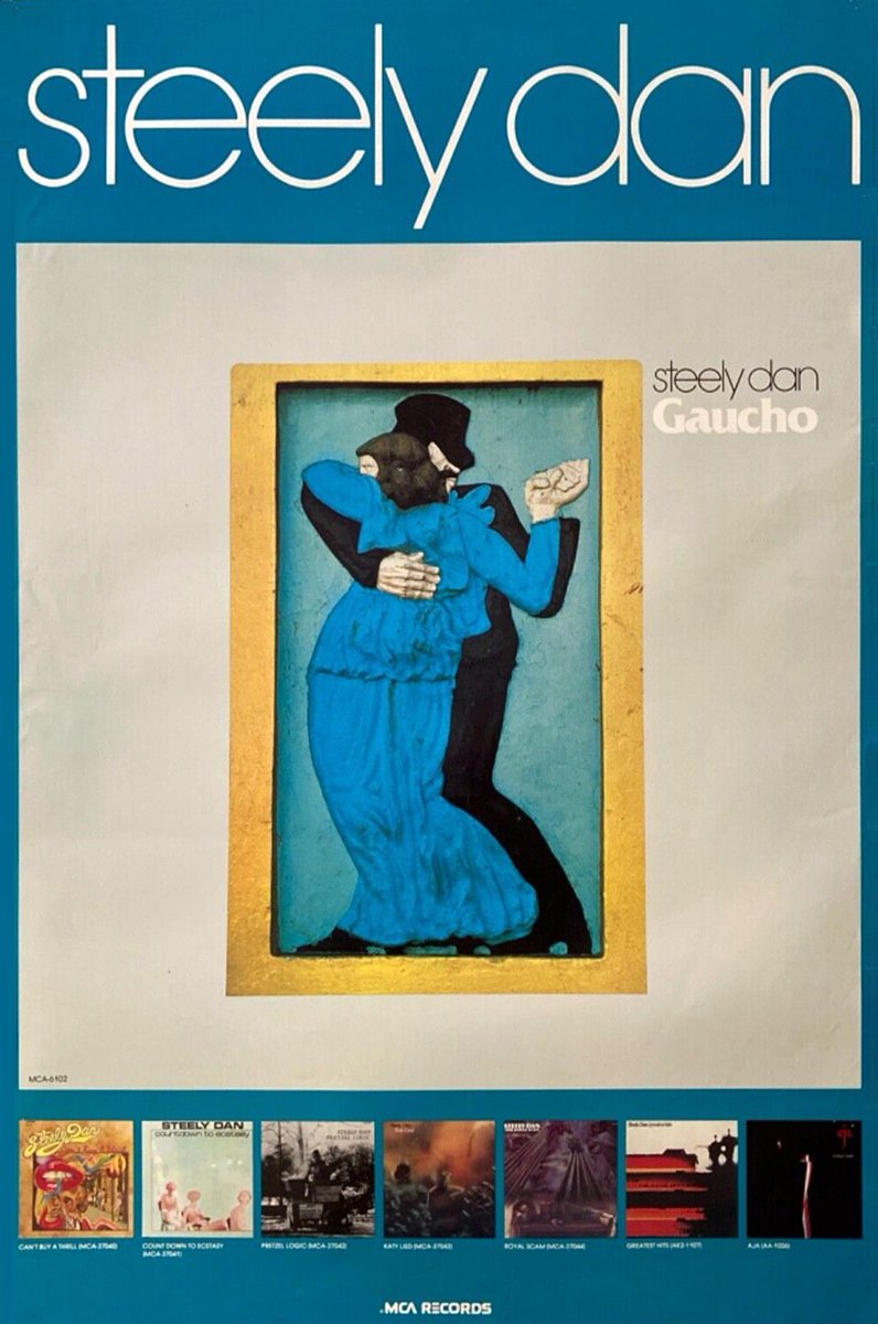 Promo poster for Steely Dan's 1980 masterpiece, 'Gaucho'