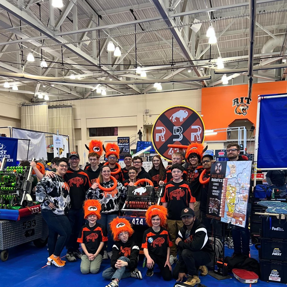 BishopTimonHigh's tweet photo. Congratulations to Henry Kipler-Montalvo ‘27 on his successful Robotics tournament at RIT over the weekend. Henry and his team clinched an impressive 2nd place ranking early on. Their mastery of STEM skills were on full display as they coded their robot to succeed in Crescendo. https://t.co/fuiMZj0ETg