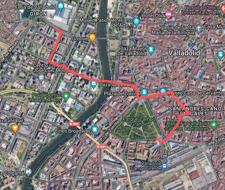 📢 El próximo viernes, de 11.30h a 15h (aprox.) una MARCHA LENTA de tractores recorrerá la zona oeste de #Valladolid. 

❌ Importantes afecciones al #tráfico DURANTE TODA LA JORNADA 

En esta franja recomendamos evitar circular por zona centro y Avda. de Salamanca.

Recorrido👇
