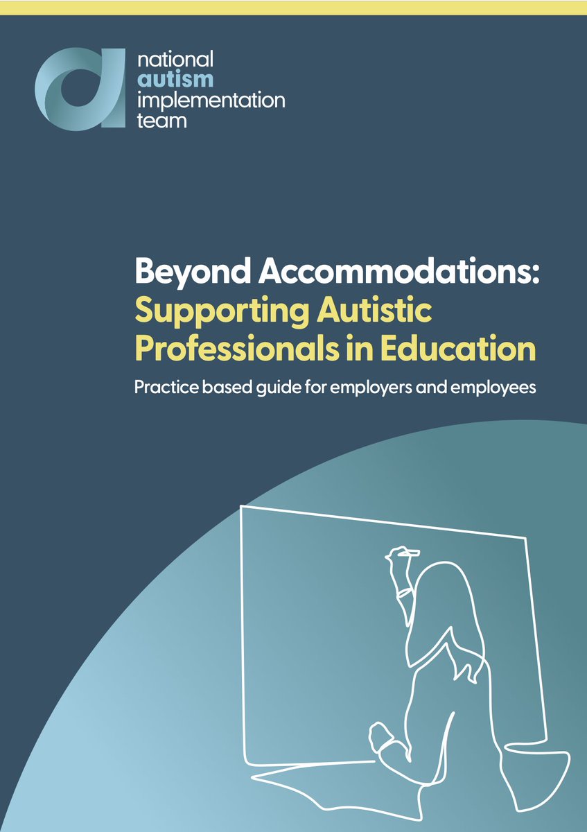 **NEW resources** for employers and employees to better meet the needs of autistic professionals working in Education tinyurl.com/2erxv75n @ScotGovEdu @ESInclusionTeam @Aspep1 @earlyyearsscot @ASLService @EnquireReachASL @EISUnion @NASUWT @scottishautism @gtcs @TesScotland