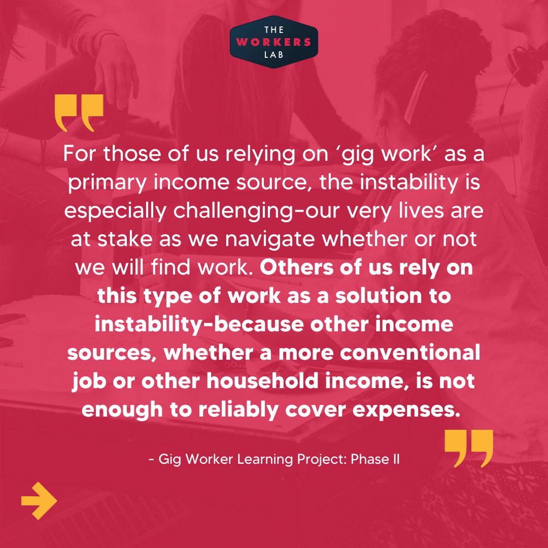 Discover Phase II of the Gig Worker Learning Project: diving into in gig workers' realities! 💼🔎

Read more: theworkerslab.com/updates/gwlp-p…