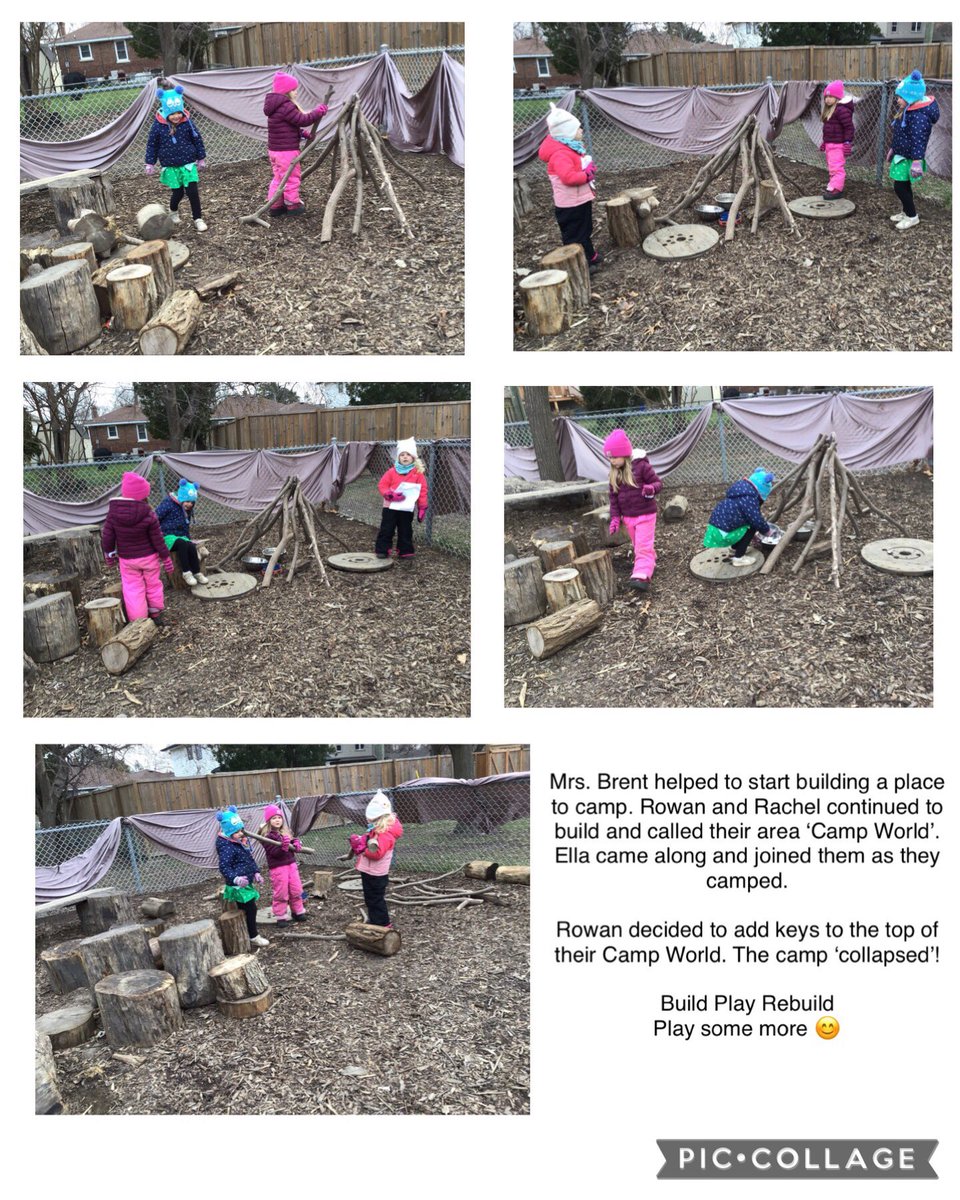 JBrentECE's tweet photo. Natural materials in the outdoor classroom provide so many opportunities to build big muscles, expand theories, experience trial and error, explore problem solving, collaborate, … wait a second … oh yeah … it’s all about ‘play’!
#LetThemPlay #FadeIn #learningchat #4Frame https://t.co/t7unwhJmnQ