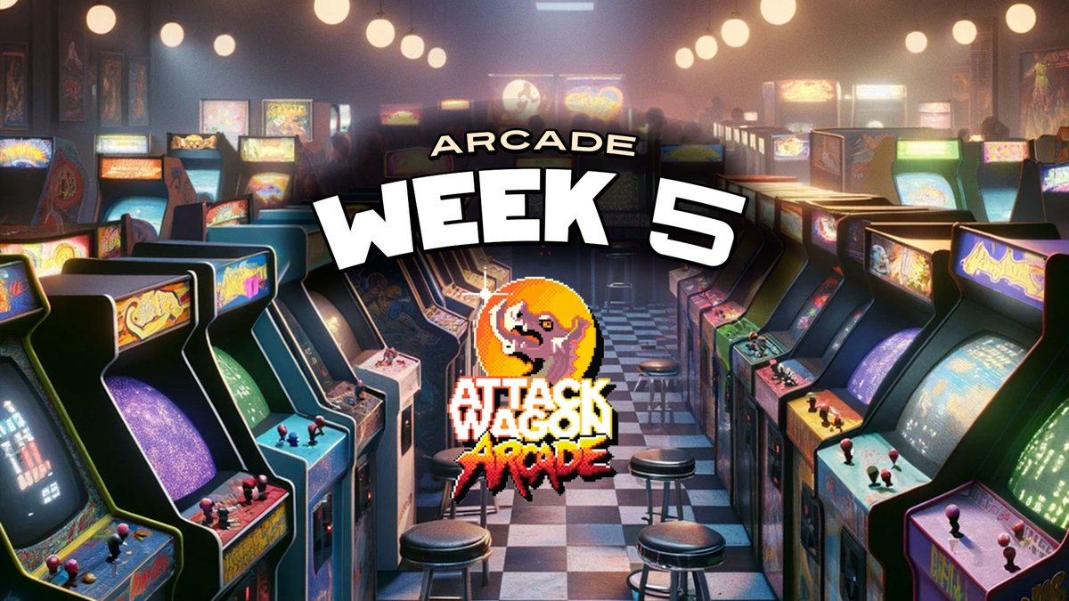 Arcade Week 5 begins now and games are live! Fresh new leaderboards so lock in your scores early! arcade.attackwagon.com #arcade #prizes