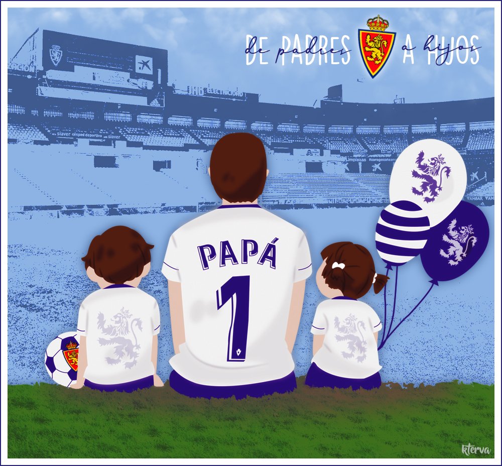 De 𝗣𝗔𝗗𝗥𝗘𝗦 a 𝗛𝗜𝗝𝗢𝗦 💙🦁

#RealZaragoza
#FelizDiaDelPadre