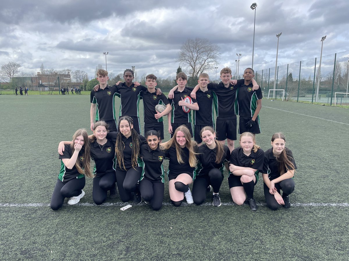 Huge congratulations to our Y9 mixed touch rugby squad that WON the #Touch2Twickenham regional tournament today. This means they will go onto the finals day in Worcester in June! Players of the tournament were Joe & Eva 👏🏼 Go #TEAMLIGHTHALL 🥇 🏆 @lighthallschool @EngRugbySchools