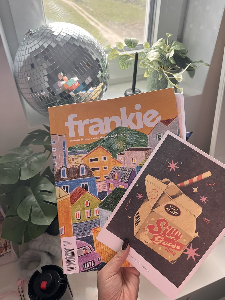 my Silly Goose Juice illu ended up in Frankie Magazine ❤️