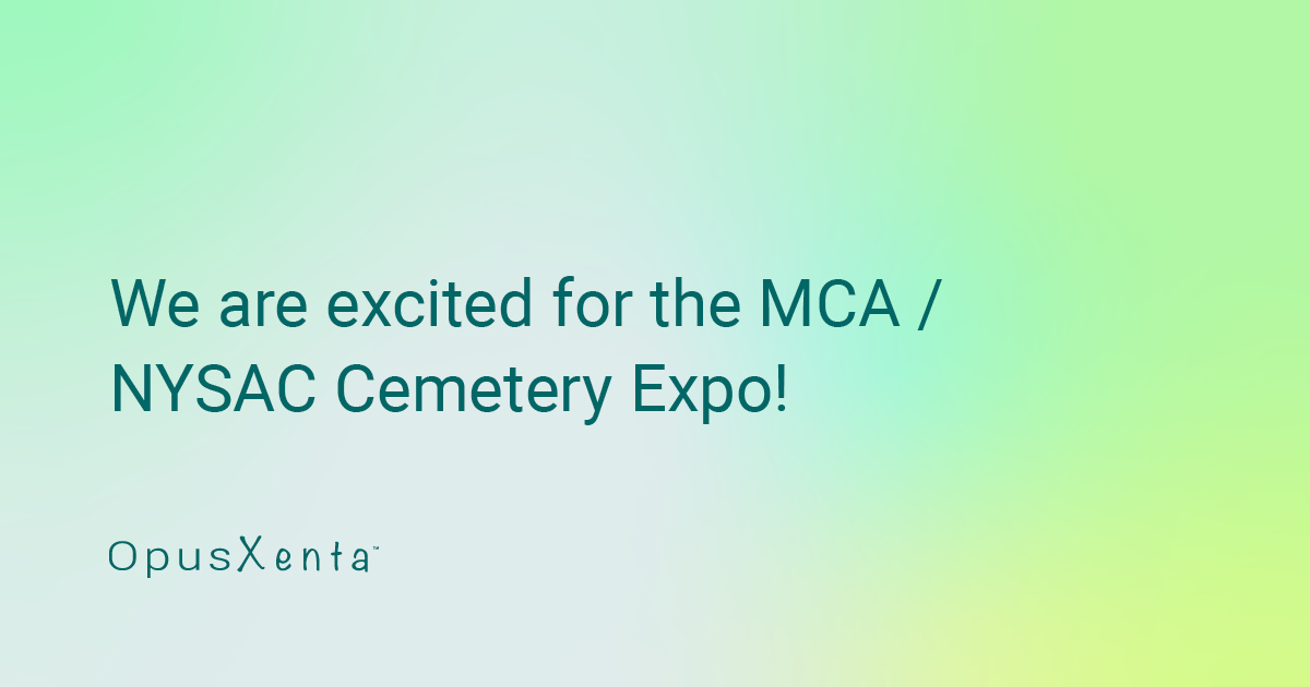 The OpusXenta team will be at the MCA / NYSAC Expo in Albany in May - don't forget to drop by and say hello! 👋

<a href="/NYSCemeteries/">NYS Assn. Cemeteries</a> #MCA #nyscemeteries