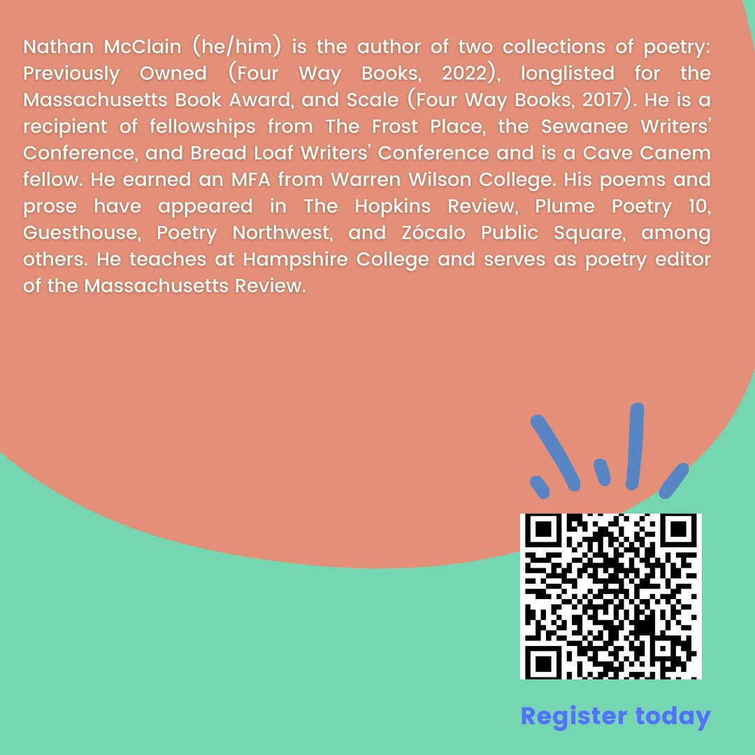 Headliner Spotlight! Nathan McClain (<a href="/nathanhmcclain/">Nathan McClain</a>)
unhpoetry.com/news/festival-…
