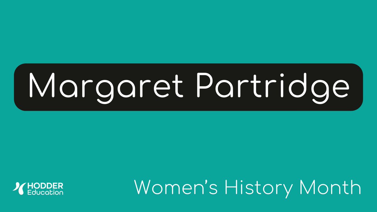 Have you seen our final #WomensHistoryMonth2024 video from @CitoyenneClaire? Available now on YouTube: ow.ly/Pu8q50QU7zm. Meet Margaret Partridge, who was a pioneer of electrical engineering. #HistoryTeacher