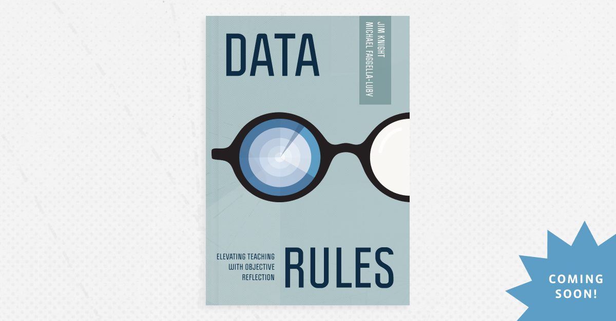 When coaches go into a classroom data helps “makes the invisible visible”. In my upcoming book Data Rules, there are 10 guidelines on how to use data effectively. I'm excited to finally release it this September! Learn when pre-order is available: ow.ly/LZh550QTnT4