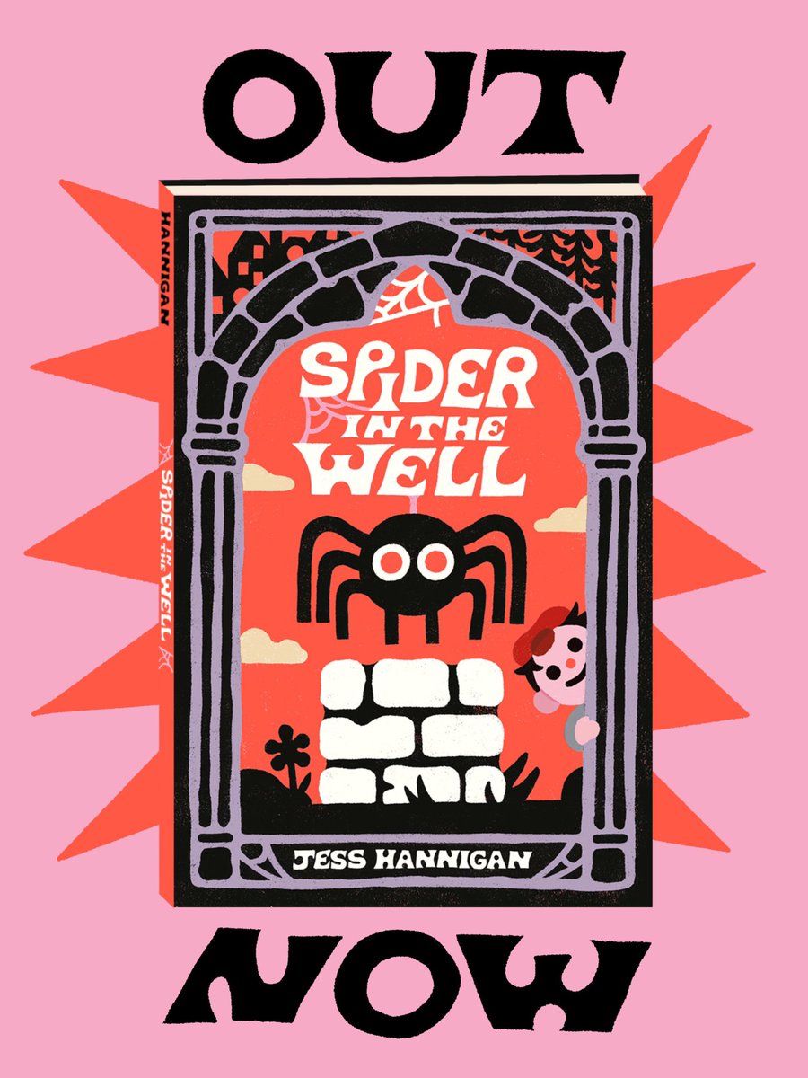 Spider in the Well is out today!! I’ll post some funny process work to celebrate 🕸️