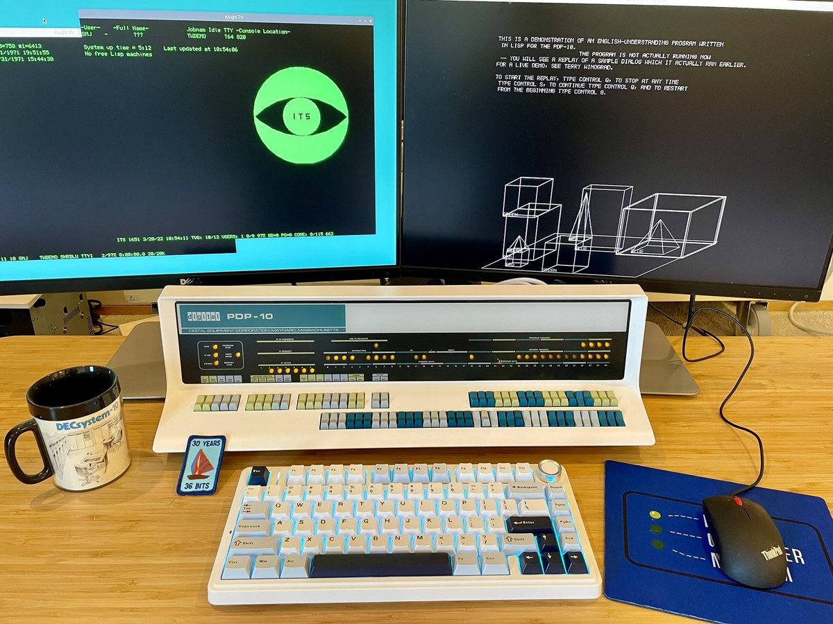 sdf_pubnix's tweet photo. the interim computer festival is this Saturday & Sunday March 23rd & 24th https://t.co/PIKFXGKDBM #retrocomputing #vintagecomputing #pidp10 #mit https://t.co/HalJDoYexA