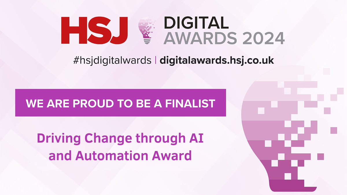 Congratulations to the stroke research team who were shortlisted for two #HSJDigitalAwards! 🎉 The awards recognise the importance of the Stroke Trial Tracker in Improving Efficiencies & Driving Change through AI and Automation! Read more here ⬇️⬇️⬇️ sheffieldbrc.nihr.ac.uk/news-events/st…