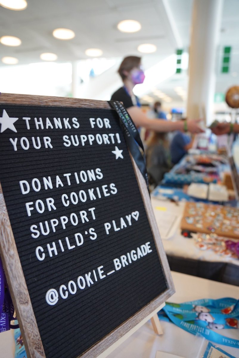 We love giving out cookies to everyone at #PAXEast, but what we love even more is raising money for charity! Make sure to stop by booth TT05 and get some cookies to benefit @CPCharity! #PAX #PAXEast2024 #Cookies #CookieBrigade