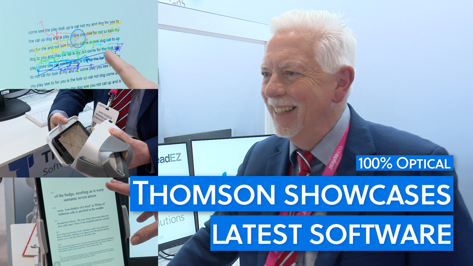 Thomson Software Solutions showcased the latest developments in its technology @100Optical, including virtual reality and eye tracking technologies. Watch and read more here: ow.ly/Uq2j50QWUvJ #OT #Optometry