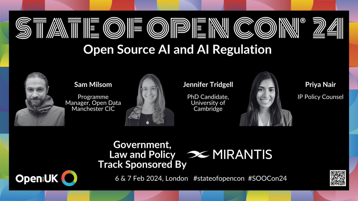 👀 Discover global approaches and regulatory frameworks shaping the open source community from the talk with Sam Milsom & @J_Tridgell & @prnair_priya. Watch the full video from SOOCon24 : youtube.com/watch?v=3L2-Mi… #soocon24 #soocon25 #opensource