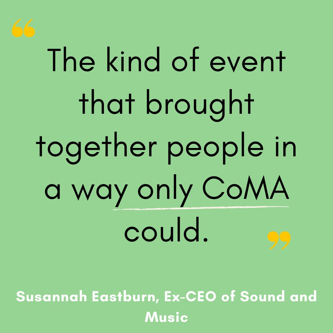 We can't believe the #CoMAFestival2024 is coming to a close in a few days! BUT we still have six events left in our schedule! We're excited to see you all throughout the remainder of the week and on our final day on Sunday 🤩