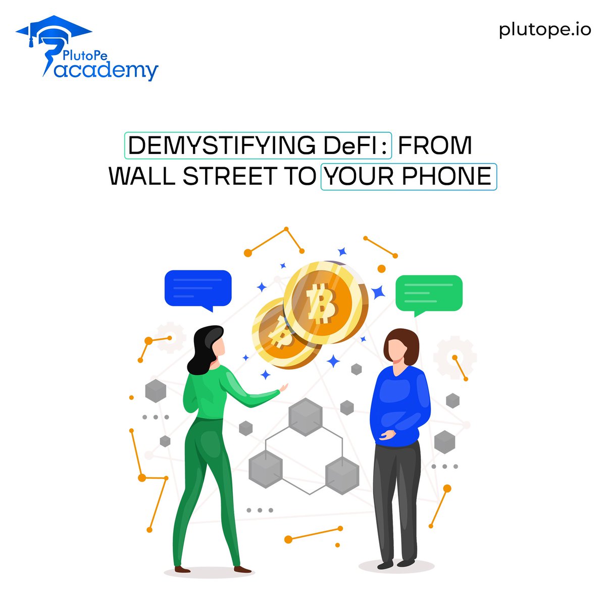 Magic Money Magic Tricks? It's #DeFi 🪄 Remember GPay & Paytm letting you pay digitally? Now imagine '' magic internet money' doing bank stuff like loans & interest, all without a bank! That's DeFi!🏦 🤔Think: GPay & Paytm are cool, but banks control things like loans. DeFi