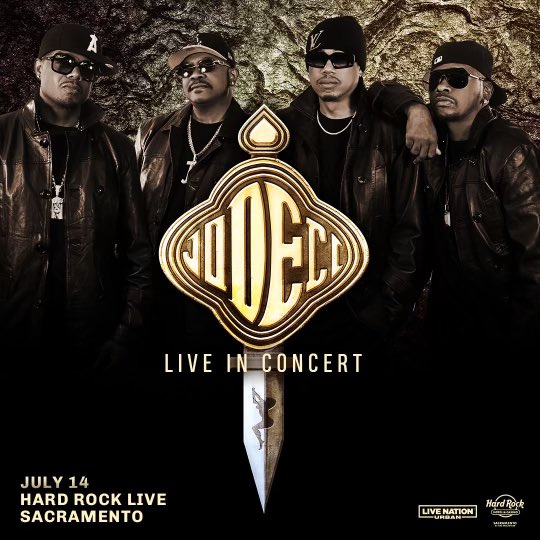 Sacramento!🔥 See y’all at the Hard Rock Live Sacramento on Sunday, 7/14 🎤 Pre-sale starts this Thursday, 3/21 at 10am local time with code KEY. Tickets on sale this Friday, 3/22 at 10am local time.🎶 #Jodeci @PMusicGroup lnk.to/JODECI